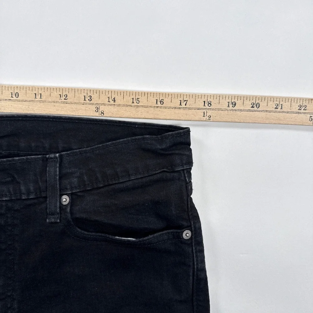 Levis Mens 511 Slim Fit Jeans 36x30 Black Stretch Denim Minimalist Streetwear